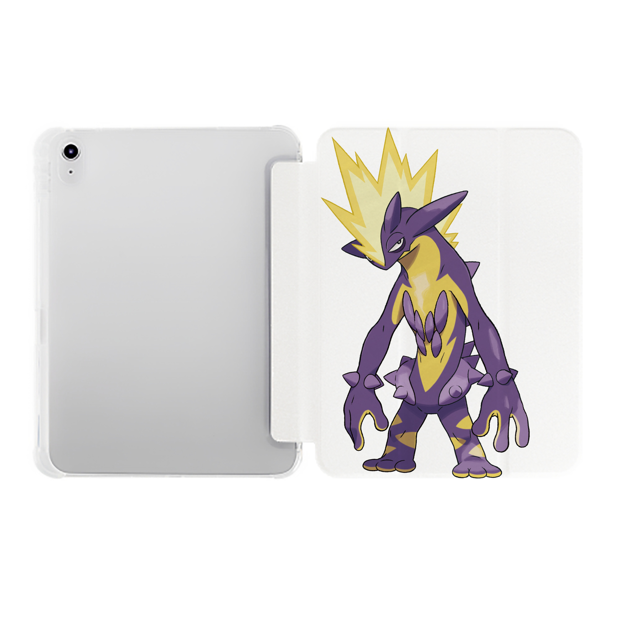 （画像用） ポケットモンスター Pokémon IPad ケース ペン収納付き 三つ折りスタンド PUレザー×シリコン 対応機種9.5/10.5/10.9インチ